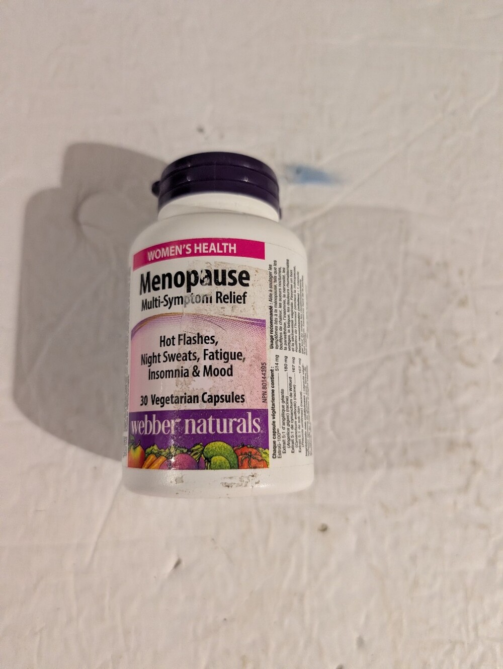 Webber Naturals Menopause Multi-Symptom Relief, 30 Vegetarian Capsules